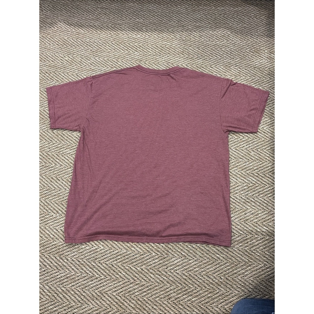 Cinch Authentic Classic Western Brand Maroon T-Shirt Mens  XL - Picture 9 of 9